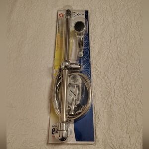 NWT Parsons ADL Chrome Adjustable Wall Bar Shower Set
